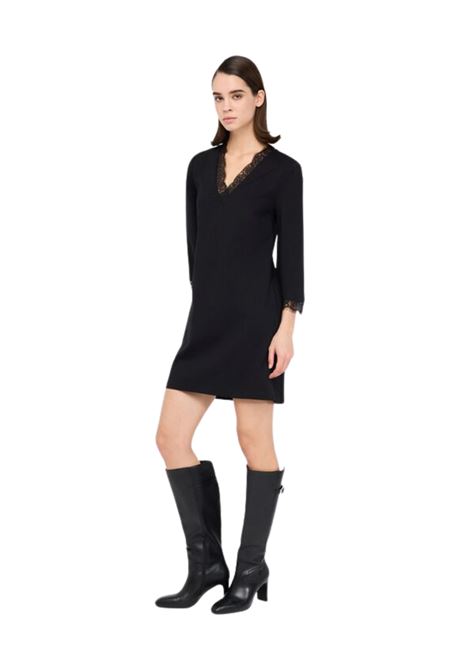 Abito corto con dettagli in pizzo NERO Liu Jo | MF5510J918922222